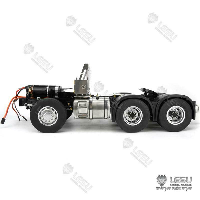 TOUCAN RC HOBBY LESU 1:14 Scale Hydraulic Metal Chassis for DIY Upgrade TAMIIYA Trucks Wheels Axles Assembled
