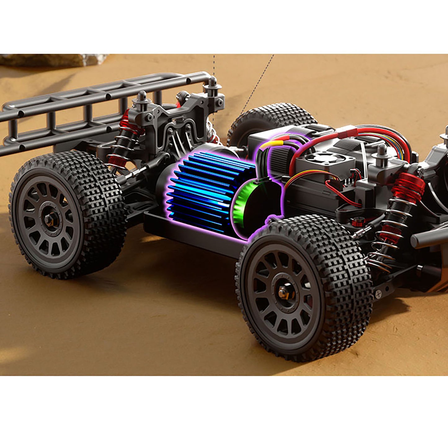 TOUCAN RC HOBBY 1/14 RC Pickup Truck 40km/h 4*4 Remote Control Off Road Vehicle Q130C 2847 Brushless Motor 45A ESC LED Lights Battery RTR Car