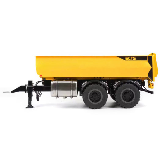 TOUCAN RC HOBBY 1/14 Dump Trailer W/ Hydraulic Pump Spring Supported Leg for 1/14 Radio Controlled Tractor Truck RC Digger Excavator LR914