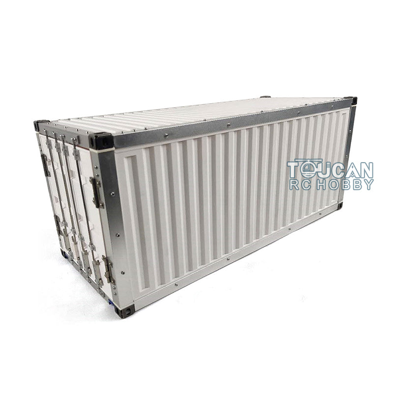 UESD TOUCAN Unpainted DIY Model 20ft Container Box 1/14 Semi Trailer Tractor Truck teshulianjie