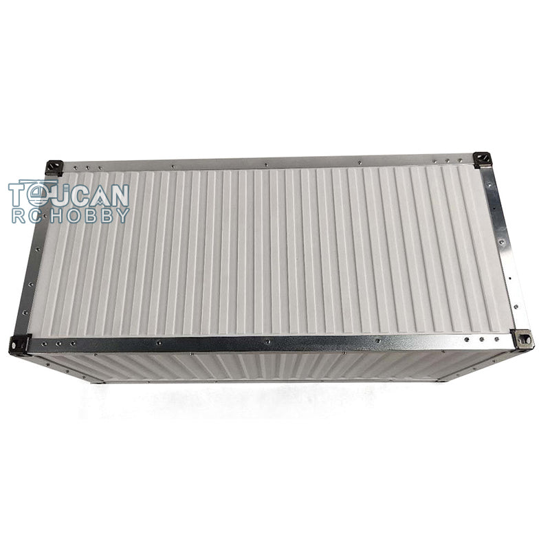 Toucanhobby 20 & 40 Fuß Kunststoff-Containerbox, unlackierter Metallrahmen für Tamiyaya 1/14 RC-Anhänger, ferngesteuerter LKW