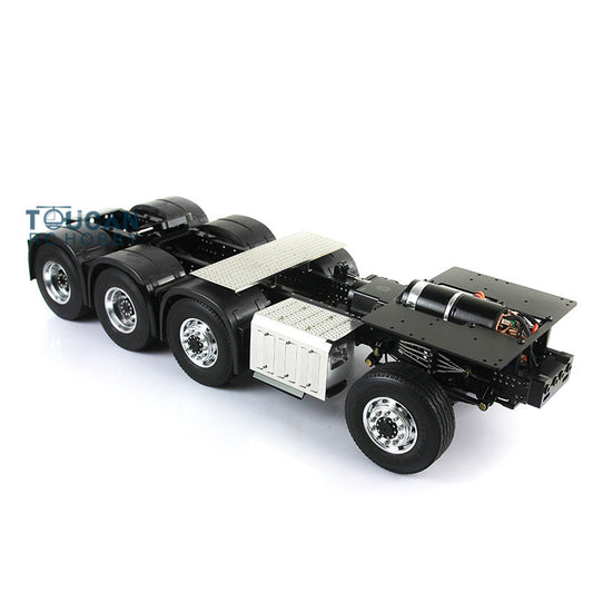 TOUCAN RC HOBBY LESU Metal 8x8 Chassis for 1/14 RC Tractor Truck Low Top 3363 Cabin 2 Speed Transmission for RC Vehicle Enthusiast DIY Model