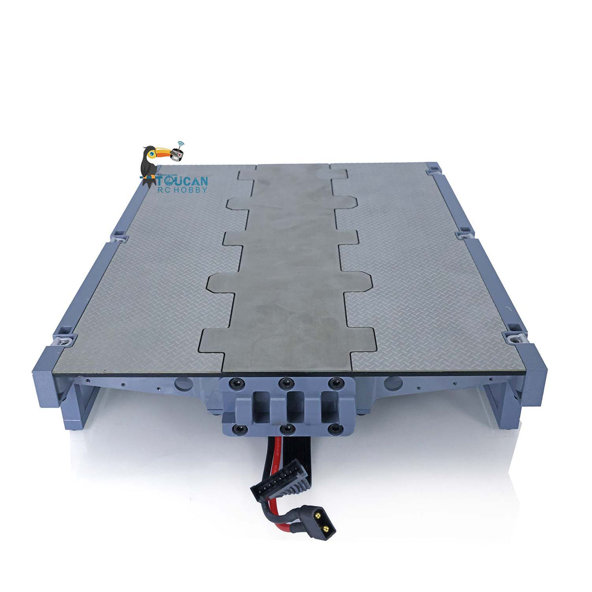 Metall CNC Flache Moudule Anhänger Modul für 1/14 NOOXION 2 + 5 achsen RC anhänger Tamiya Anhänger Fernbedienung Traktor Lkw DIY modelle