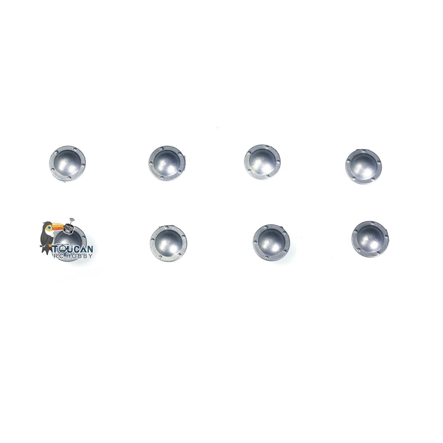 1Set Metal Road Wheels With Bearings Caps for 1/16 Henglong Soviet T34-85 RC Tank 3909 Remote Control Model Accessories