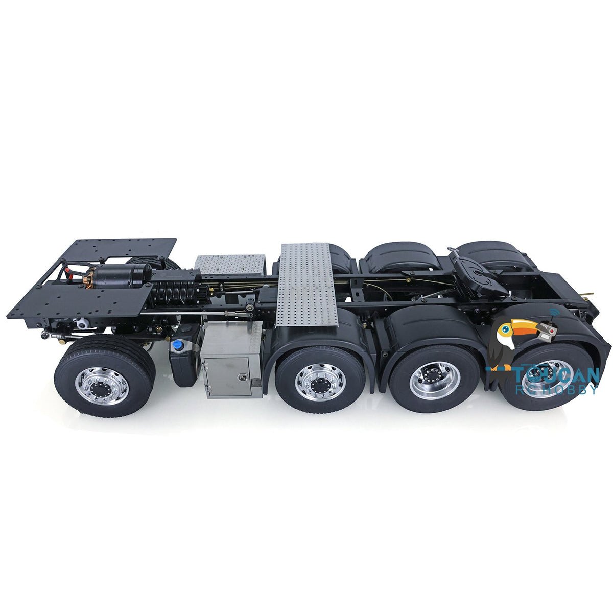 In Stock TOUCAN RC HOBBY LESU Metal RC Assembled Heavy-duty Chassis for 1/14 Scale 1851 3363 Tractor Truck 3 Speed Transmission Highline Equipment Rack Truck UpgradeParts