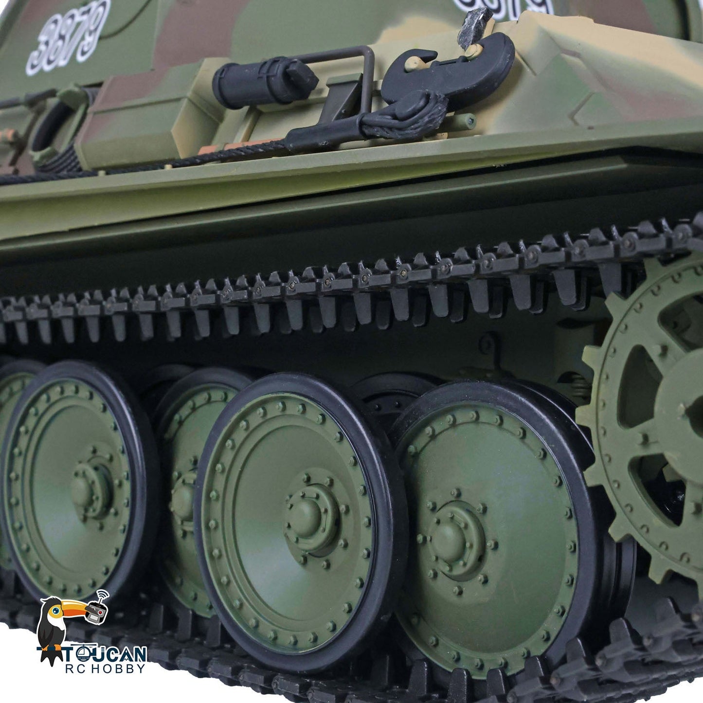 Henglong Plastic 1/16 TK7.0 3879/3878 German Panther G Soviet KV-1 RTR RC Tank 360 Degrees Turret Infrared Combat BB Smoke Metal Barrel