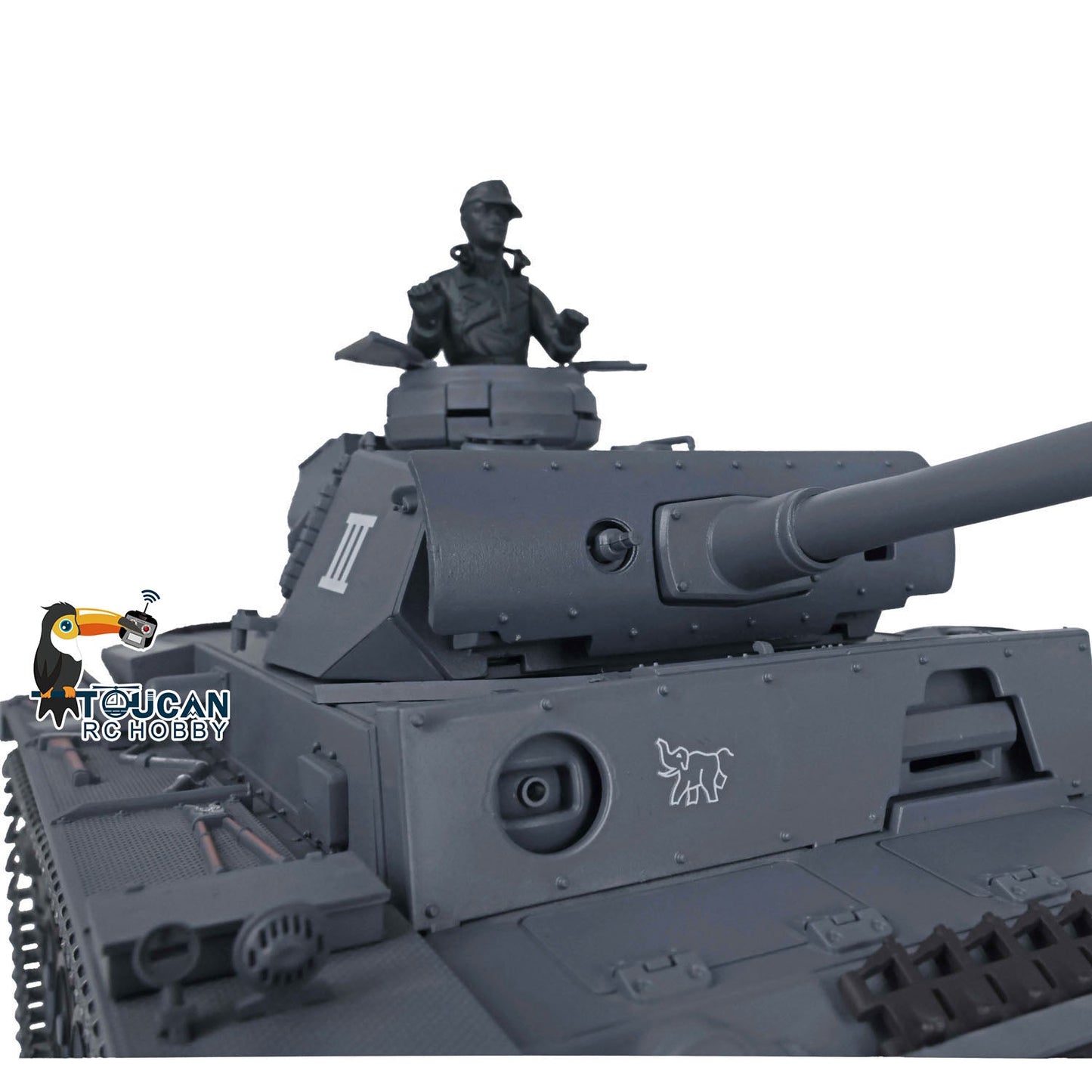 Henglong 1/16 TK7.0 Promotion German Panzer III L RTR RC Tank 3848 FPV 360 Degrees Turret IR BB Smoke Metal Barrel Idlers Sprockets Wheels Tracks Gearbox