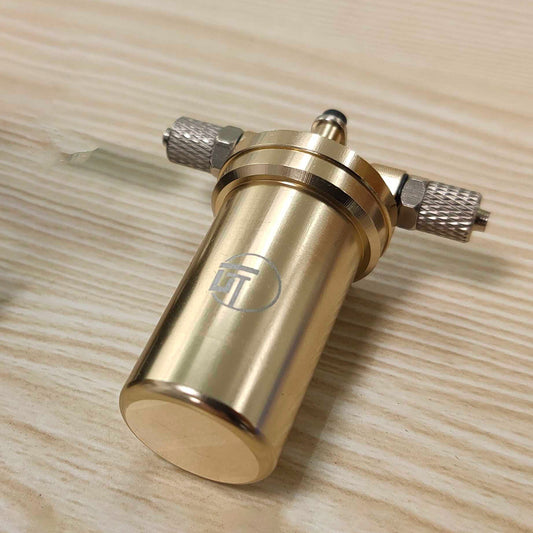 TOUCAN RC HOBBY CUT Model Metal Oil Filter Oil Tank M3 M5 Nozzle Hydraulic Pump with Brushless Motor Radiator Cooling Fan for 1/12 1/14 1/16 RC Excavator Loader Dozer Truck Construction Vehicles