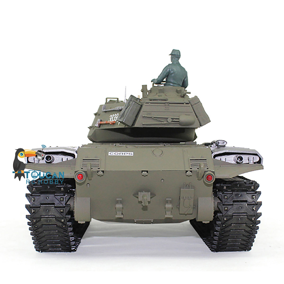 Bb King Radio Toucan RC 1/16 Scale Walker Bulldog Tank Metal