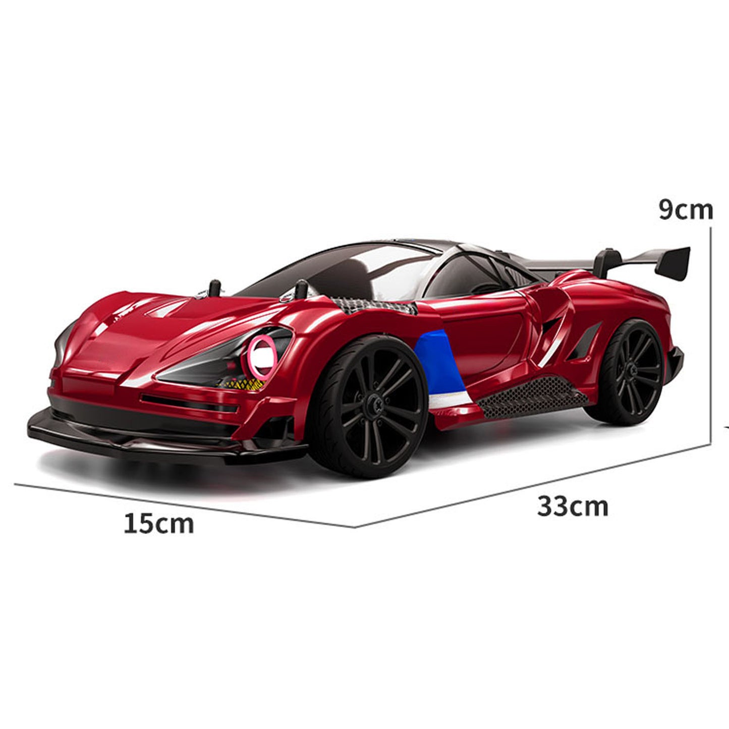 SCY 16301 1/16 4WD Ferngesteuertes Driftauto RC-Modell Elektrofahrzeug Sieben Modi Lichtsystem Batterie RC390 Bürstenmotor
