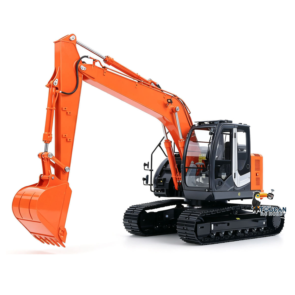 TOUCAN RC HOBBY SFROG ZX135US LITE Metal Digger 1/14 RC Hydraulic Excavator 3CH Valve 3.5-4MPA Pump Manual Quick Coupler ST8 Radio Light Sound