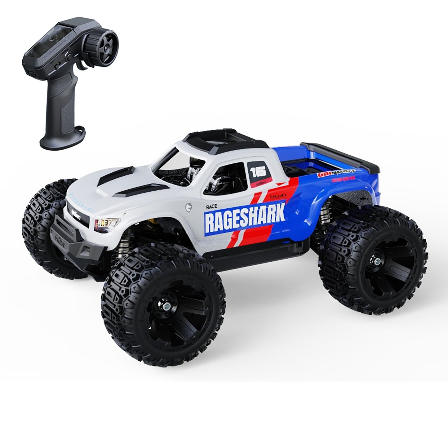UdiRC 1/16 4WD RC All Terrain Vehicle UD1611 390 Bürstenmotor 35A ESC Differentialsperre Fernbedienung Geländewagen Modell Spielzeug