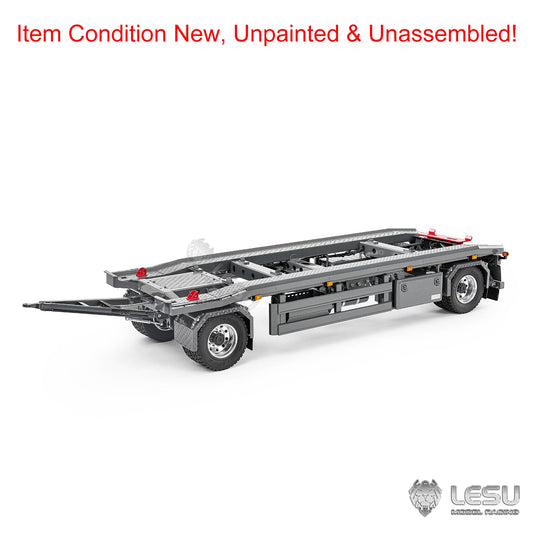 TOUCAN RC HOBBY Metal 1/14 RC Trailer Model A0065 KIT Lights for LESU Remote Control Hydraulic Roll on off Dumper Radio Controlled Tipper