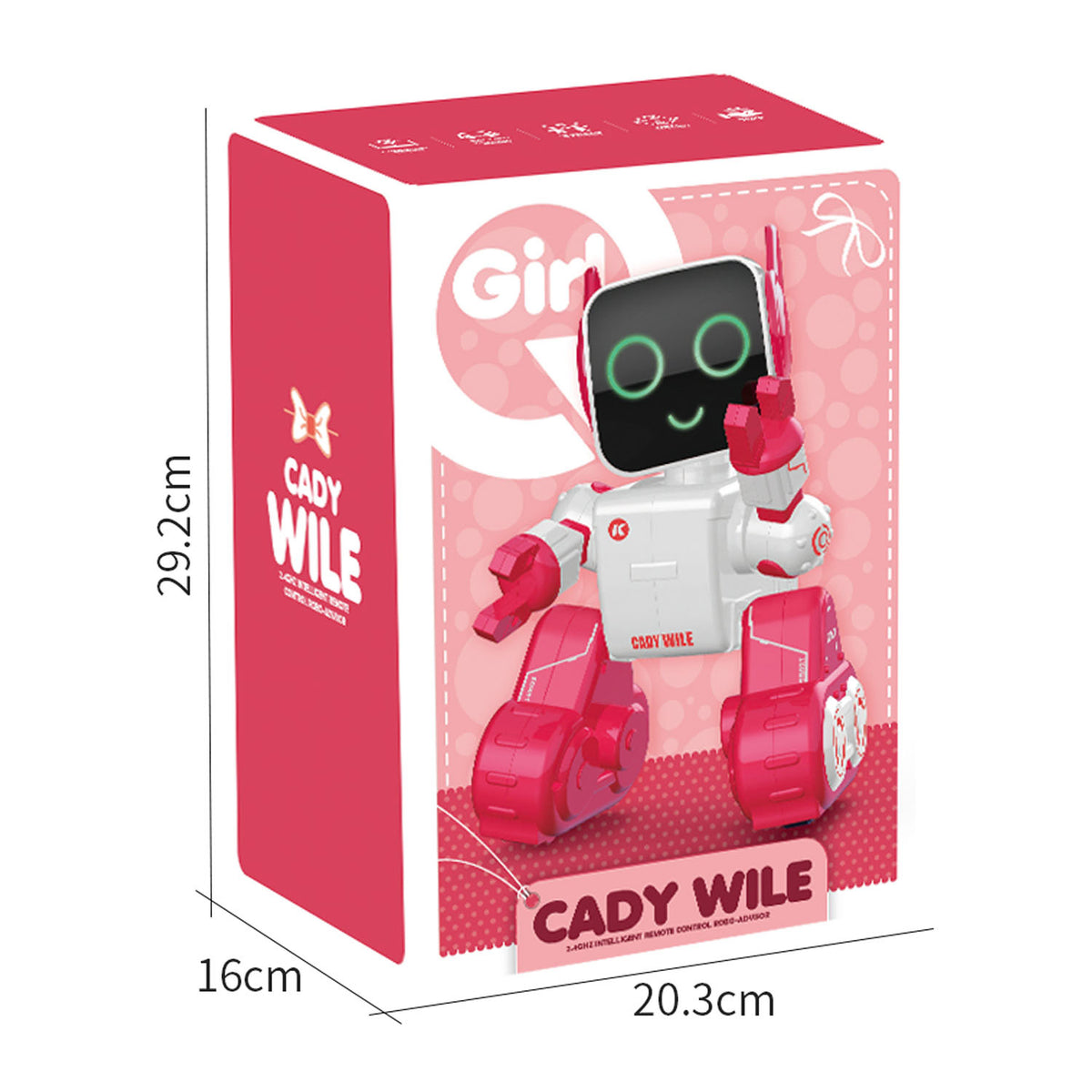 TOUCAN RC HOBBY JJRC R4 Smart Robot Toy with Remote Control Programmable Actions Singing Dancing LED Lights Touch Interaction Coin Saving