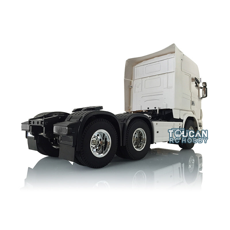 TOUCANRC Kit Telaio Semi Rimorchio 1/14 – 3 Assi, Container 40 Piedi, Non Verniciato