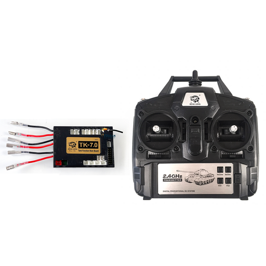 TOUCAN RC HOBBY 1/16 Scale RC Henglong Tank 2.4Ghz 7.0 Generation Radio System Transmitter Multi-Function Main Board Leopard 2A6 M1A2 Sound