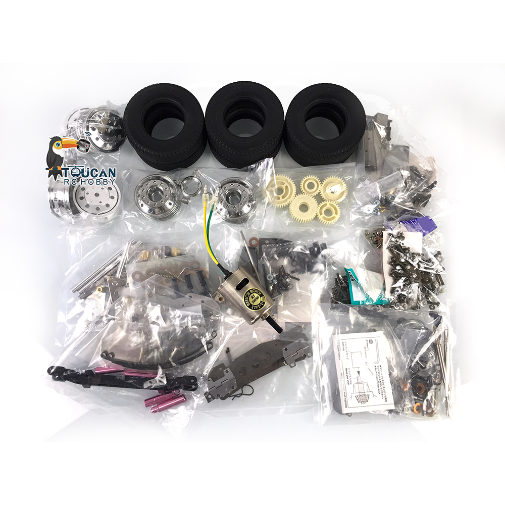 TOUCAN RC HOBBY Unassembled 1/14 56312 FH12 420 RC Tractor Electric Vehicle Radio Controlled Truck Hobby Model KIT 540 Motor