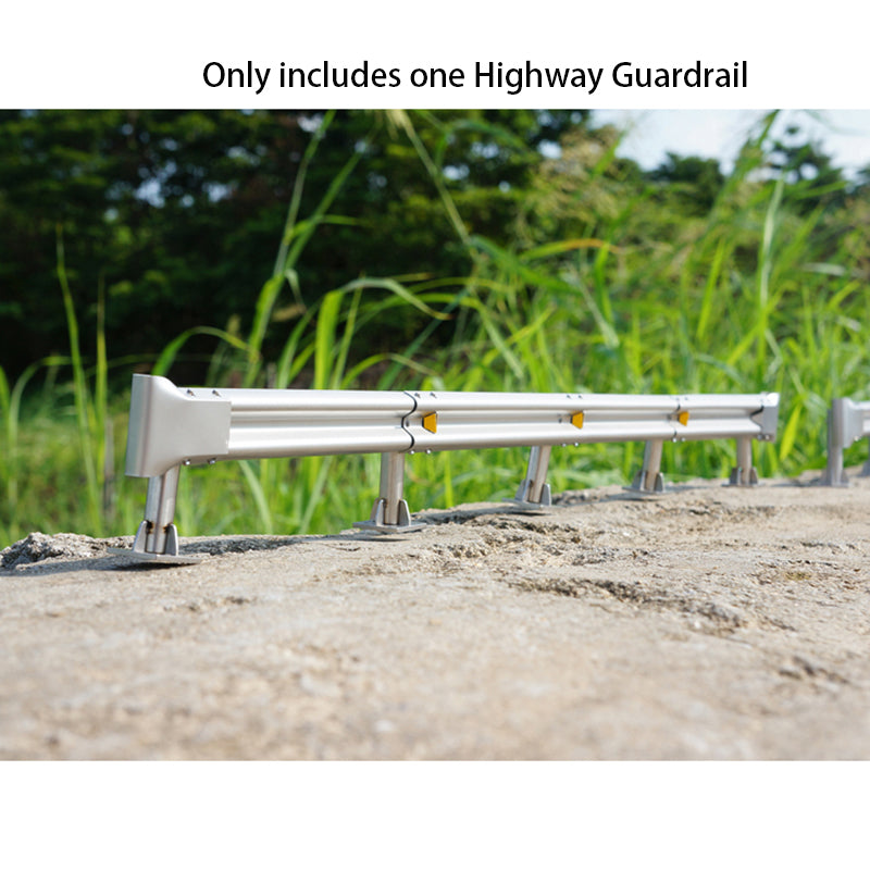 Metall-Autobahn-Leitplanke, Straßensperre, Autobahnzaun für 1/14 RC-Traktor, Fernbedienung, LKW, Auto, Geländewagen, Hobby-Modell