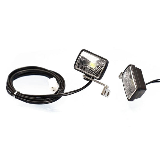 2,2 V-3 V Kunststoff-LED-Scheinwerferlampe für DIY TAMIYA 1/14 RC Traktor-LKW-Crawler Offroad-Auto Baggerlader Planierraupen-LKW-Modell