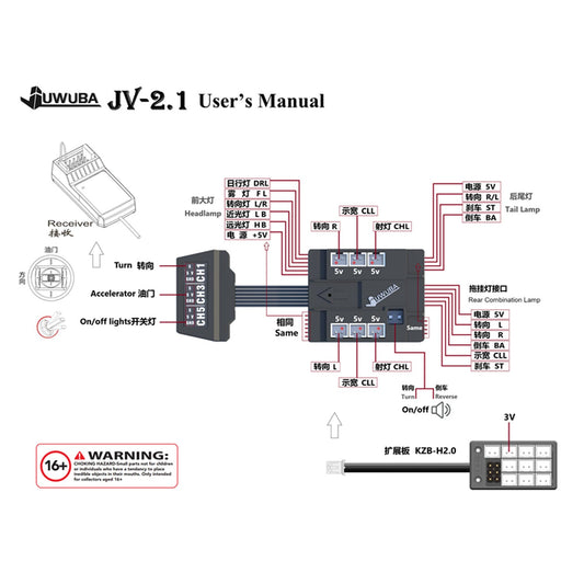 5V LED Rücklicht Frontleuchte Controller für DIY TAMIYA 1:14 RC Traktor Lkw Modell 770S 3363 3363 FH16 R470 R620 R730 Lkw Auto