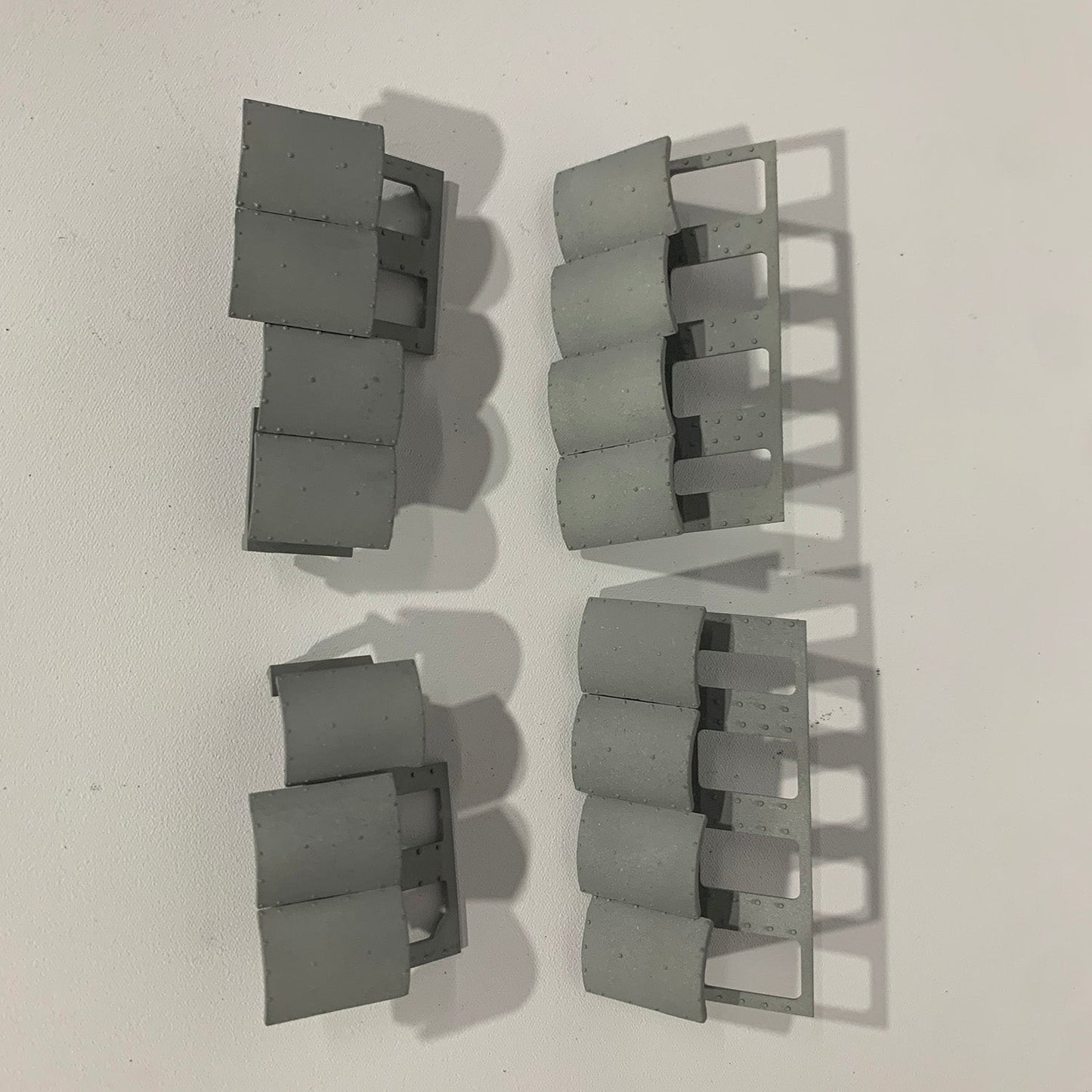 Metal Turret Tiles TUSKI Upgraded Accessory Set for 1:16 Radio Control Battle Tank Abrams 3918 Model DIY Decorative Spare Parts