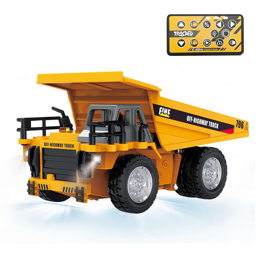 TOUCAN RC HOBBY HG 1:64 RC Electric Lifting Dump Truck HG4 431 RTR Metal Car Shell Remote Control Engineering Vehicle Battery USB Charging Cable