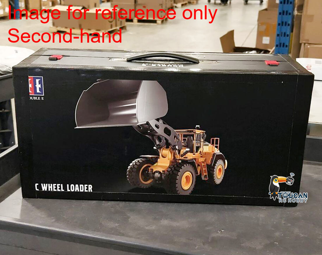 Fast Free Shipping Second-hand Products CA Stock L260H Loader 1/16 Double Eagle E592 RC Loader Remote Control Car Light Sound