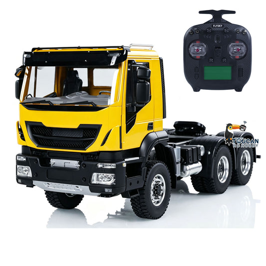 1/14 6x6 RC Sattelzugmaschine 2-Gang-Getriebe Funkfernsteuerung Auto Sounds Lichter