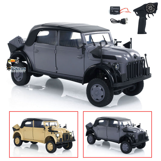 TOUCAN RC HOBBY 1/18 HG 4x4 RC Command Vehicles 4WD Radio Control Off-road Car Model Sound Light Painted and Assembled