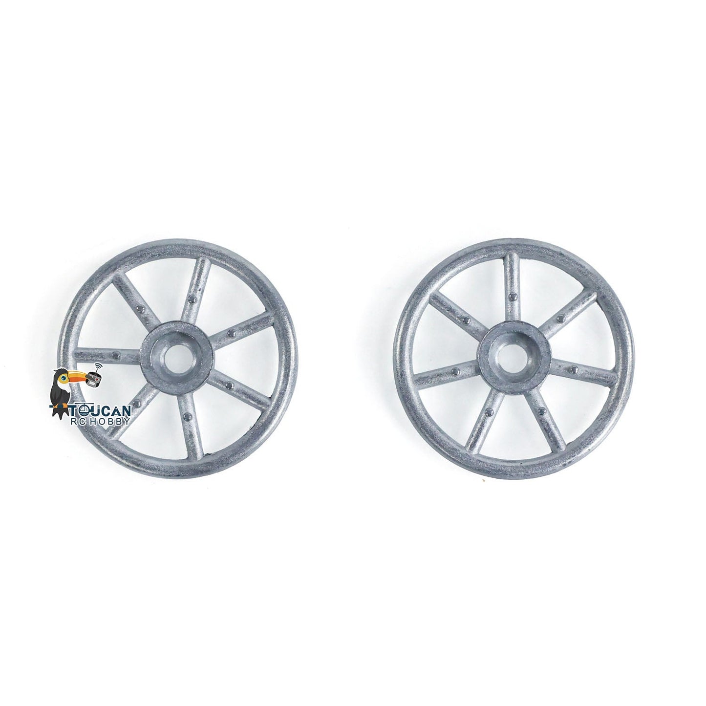 1Pair Metal Sprockets Driving Wheel Road Wheels Idler for HengLong 1/16 RC Battle Tank 3858 3859 German Panzer IV F F2 Military Armored Car Toy