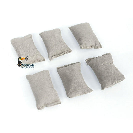 TOUCAN RC HOBBY Sandbag Earthbags Model for 1/16 Heng Long RC Tanks 1/14 Radio Control Car Truck DIY Military Fortification Safety Guard Scene