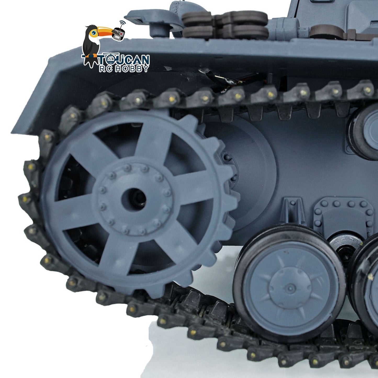Henglong 1/16 Plastic TK7.0 3858/3859 German Panzer IV F2 F RTR RC Tank FPV Infrared Comkbat 360 Degrees Turret Smoke BB Steel Driving Gearbox Metal Barrel