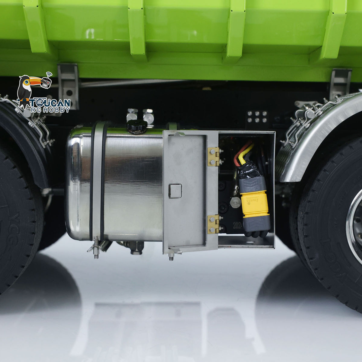 TOUCAN RC HOBBY 1/14 8x8 Metal Hydraulic RC Dumper Tipper Car Radio Control Full Dump Trucks with Standard Bucket Hobby Model DIY PNP