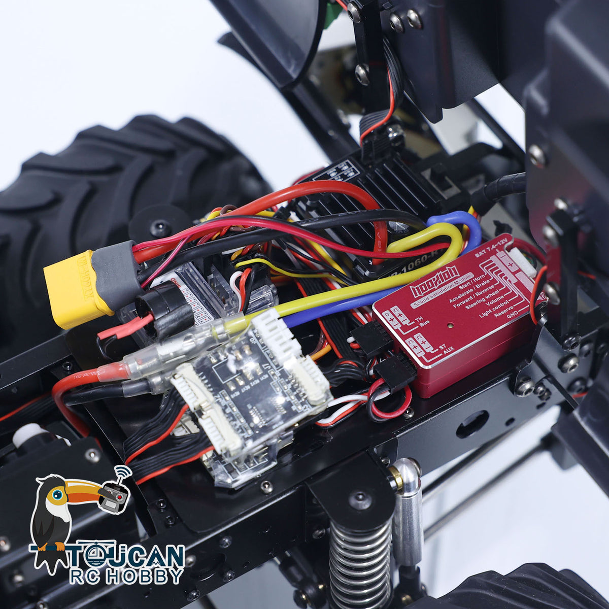 1/10 U423 4X4 RC Geländewagen Ferngesteuertes Rock Crawler Auto PNP Version Metalleimer Lackiert Zusammengebaut