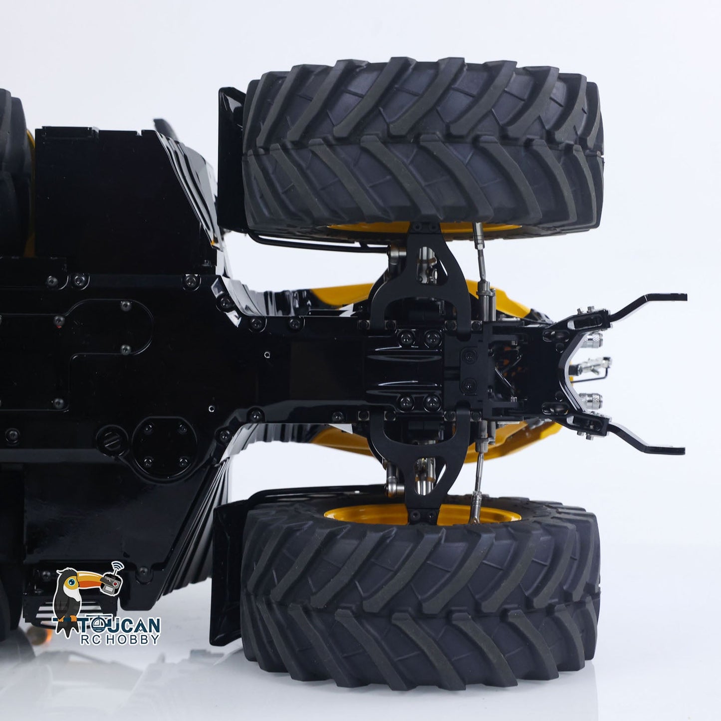 TOUCAN RC HOBBY 90% Metal LESU 4x4 1/14 RC Hydraulic Tractor RTR Model AOUE 1050 Radio Controlled Farm Truck PL18EV Lite Upgrade Smoking Sound