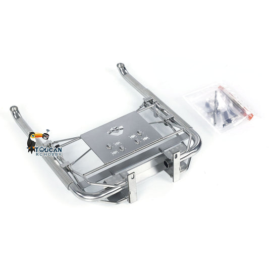ScaleClub Metall-V-förmiges Auspuffrohr für 1/14 RC Traktor-LKW-Chassis Automodellteile R73 R62 R47 DIY-Teile