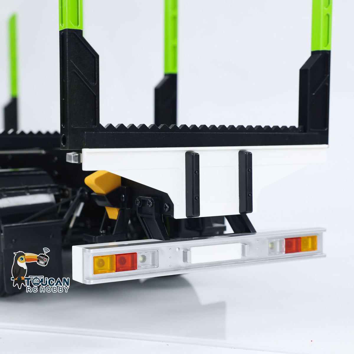 Toucan 1/14 Fertiger Anhänger für Holztransporter, Maßstab 1/14, RC-Traktormodell von Tamiya