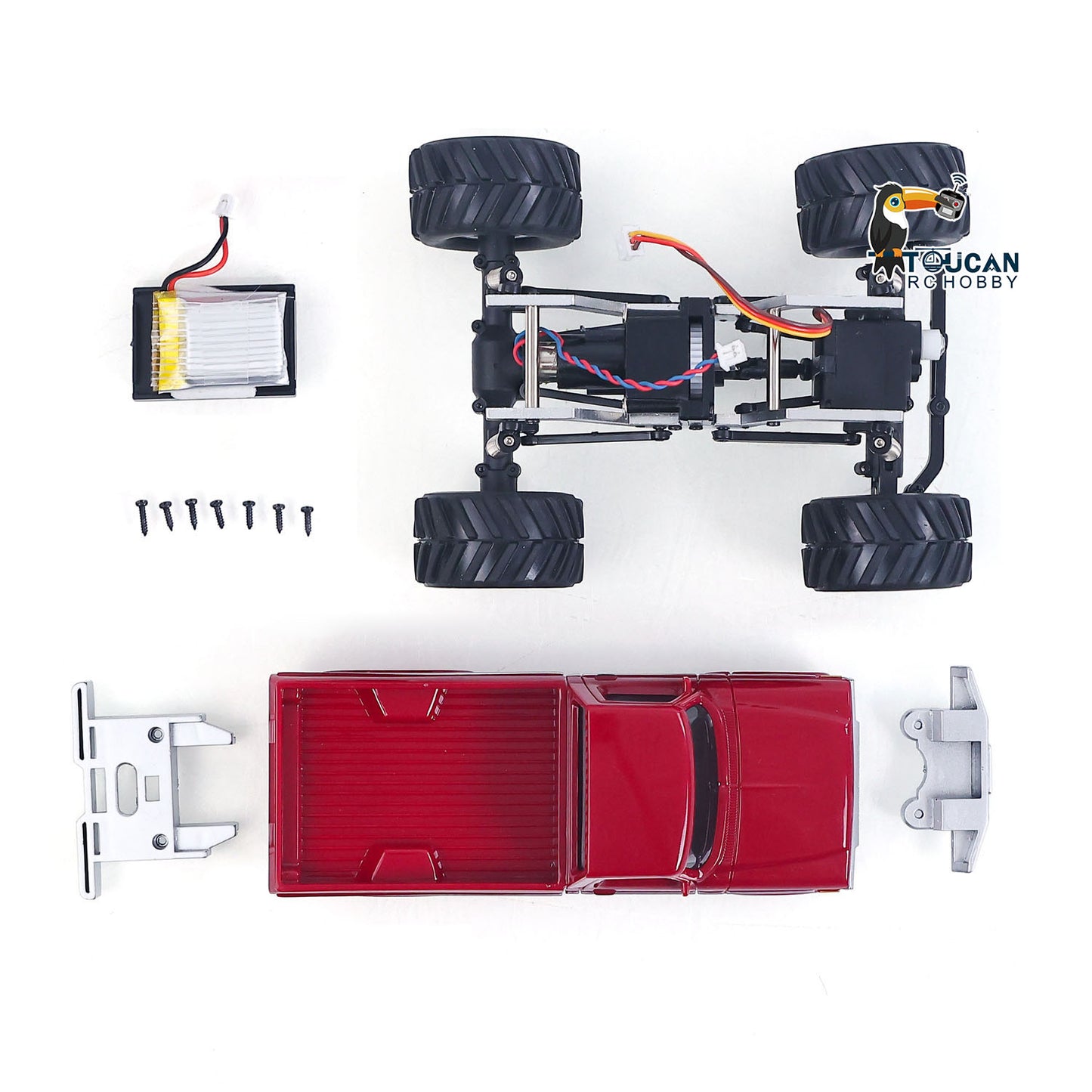 3602A 1/36 4WD Remote Control Off Road Vehicle Mini RC Crawler Car Light Battery Ready to Play Model For Indoor Outdoor No Sound