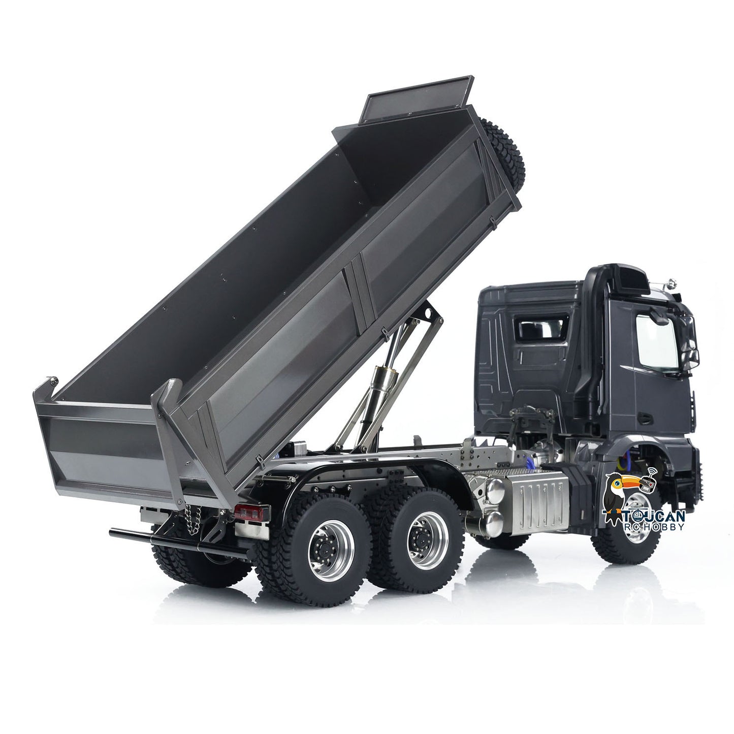 Metall 1/14 Hydraulische RC Dump Lkw 3363 6x6 Fernbedienung Kipper Auto Sound Licht