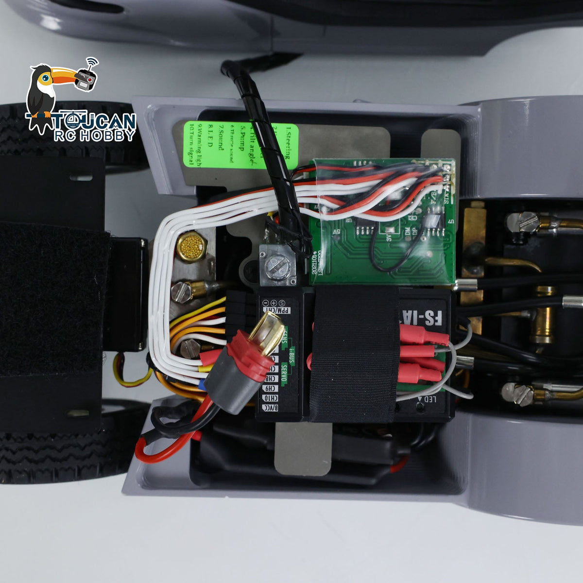 TOUCAN RC HOBBY 1/14 Metal LESU Assembled and Painted RC RTR Model forklift Truck Light Sound Motor Servo ESC Flysky FS Transmitter Receiver