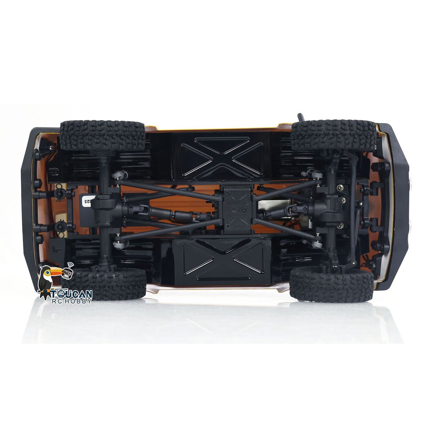 Hobby Plus 1/18 RTR RC Crawler Car 4WD Ferngesteuertes Geländewagenmodell mit Motor Servo ESC Licht 2-Gang-Getriebe
