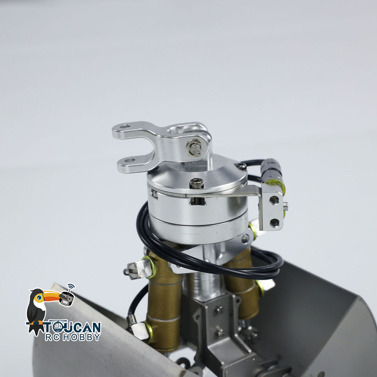Hydraulische Zweischalengreiferschaufel aus Metall für 1/14 RC-Krankipper-Auto-Muldenkipper-Modell, zusammengebautes Simulationsfahrzeug, Hobby-Modell, DIY-Teile