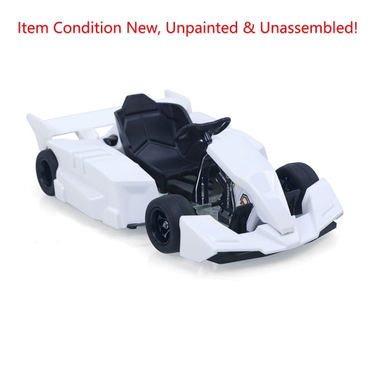 TOUCAN RC HOBBY JDM 298B 1/10 Plastic RC Go-Kart DIY Model Radio Controlled Electric Racing Vehicle Unlimited Retrofit for Advanced Player