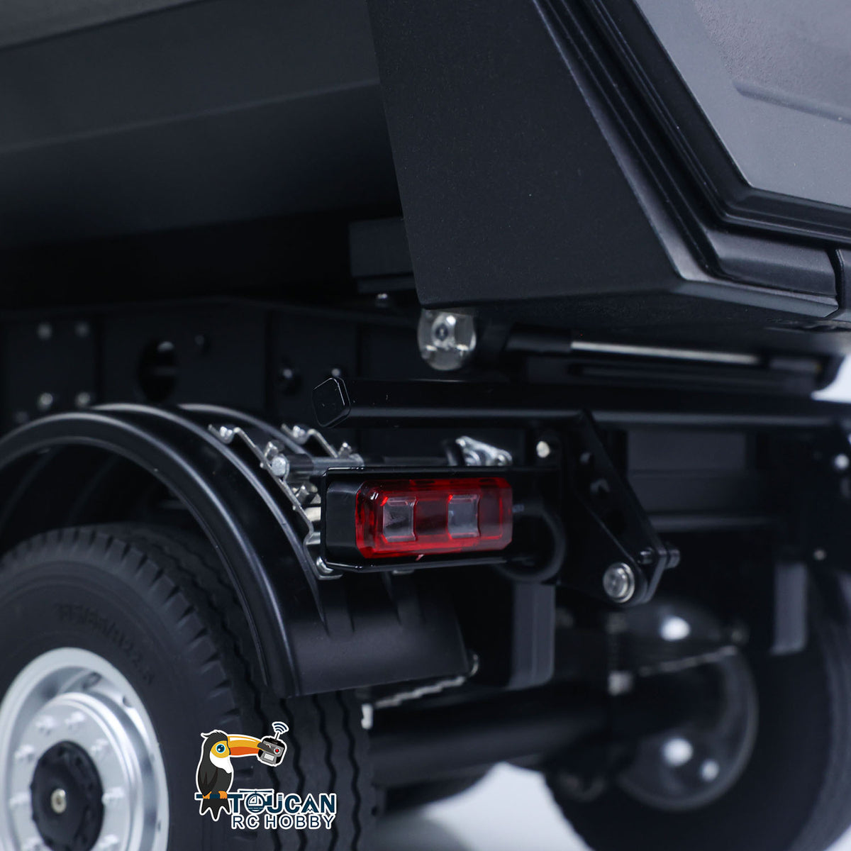 TOUCAN RC HOBBY Fast Free Shipping Kabolite 1/14 Metal Remote Control 3Axles Electric Lifting Semi Trailer Dumper for RC Tractor Truck SC 770S 100
