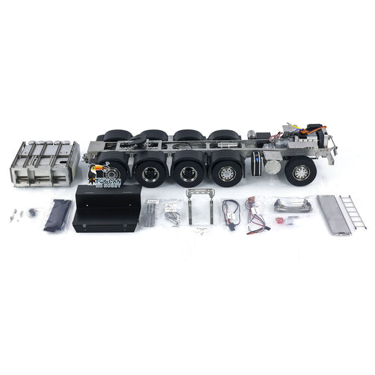 ScaleClub 1/14 1x1 5-Achs Metallchassis für RC Traktor Funksteuerung LKW R73 R62 Elektroautomodelle DIY Teile
