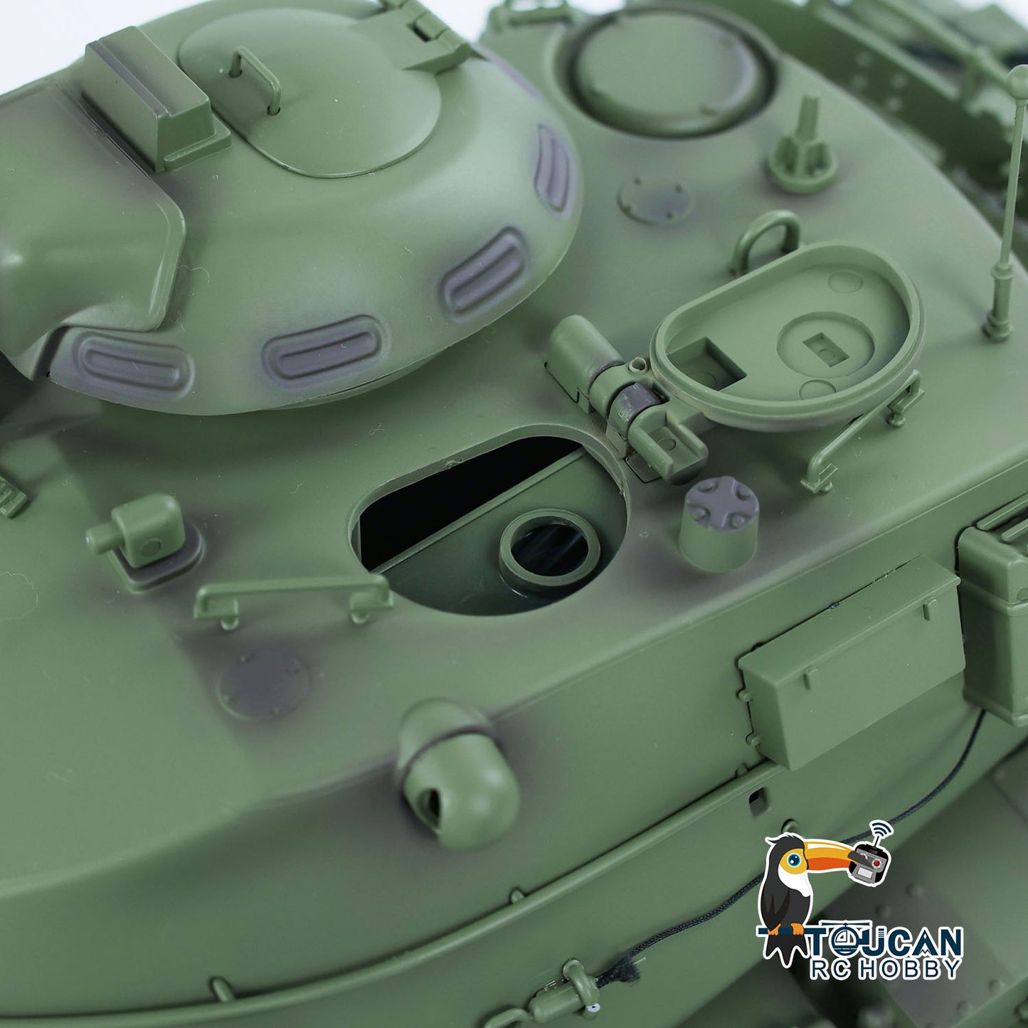 TD Model 1/16 RC Panzer M60A3 USA Fernbedienung Infrarot und BB Kampfpanzerwagenmodell Lackiert Zusammengebaut Sound Rauch Elektrischer Panzerlauf Rückstoß