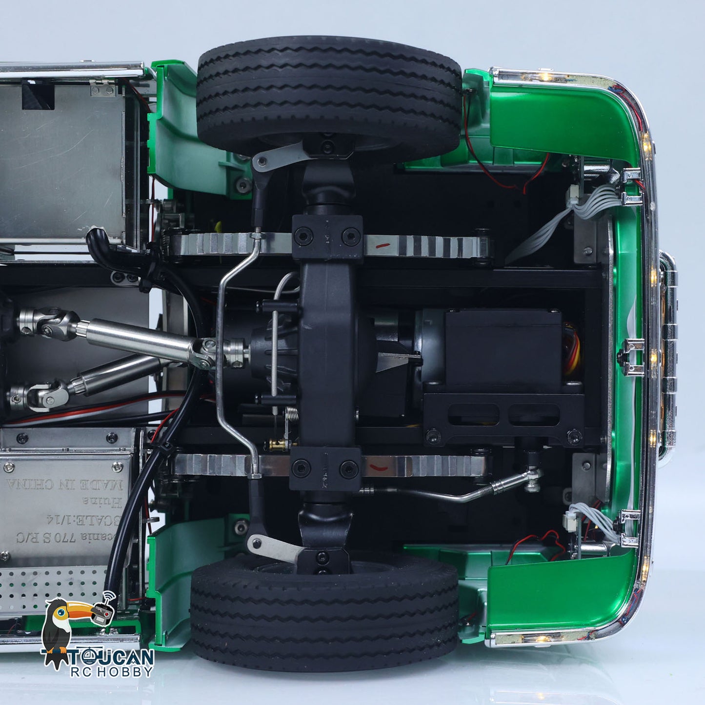 KABOLITE 1/14 770S 100 RC Sattelzugmaschine 6x6 Ferngesteuertes LKW Auto 2-Gang-Getriebe Differentialsperre Akku Funk RTR Modell