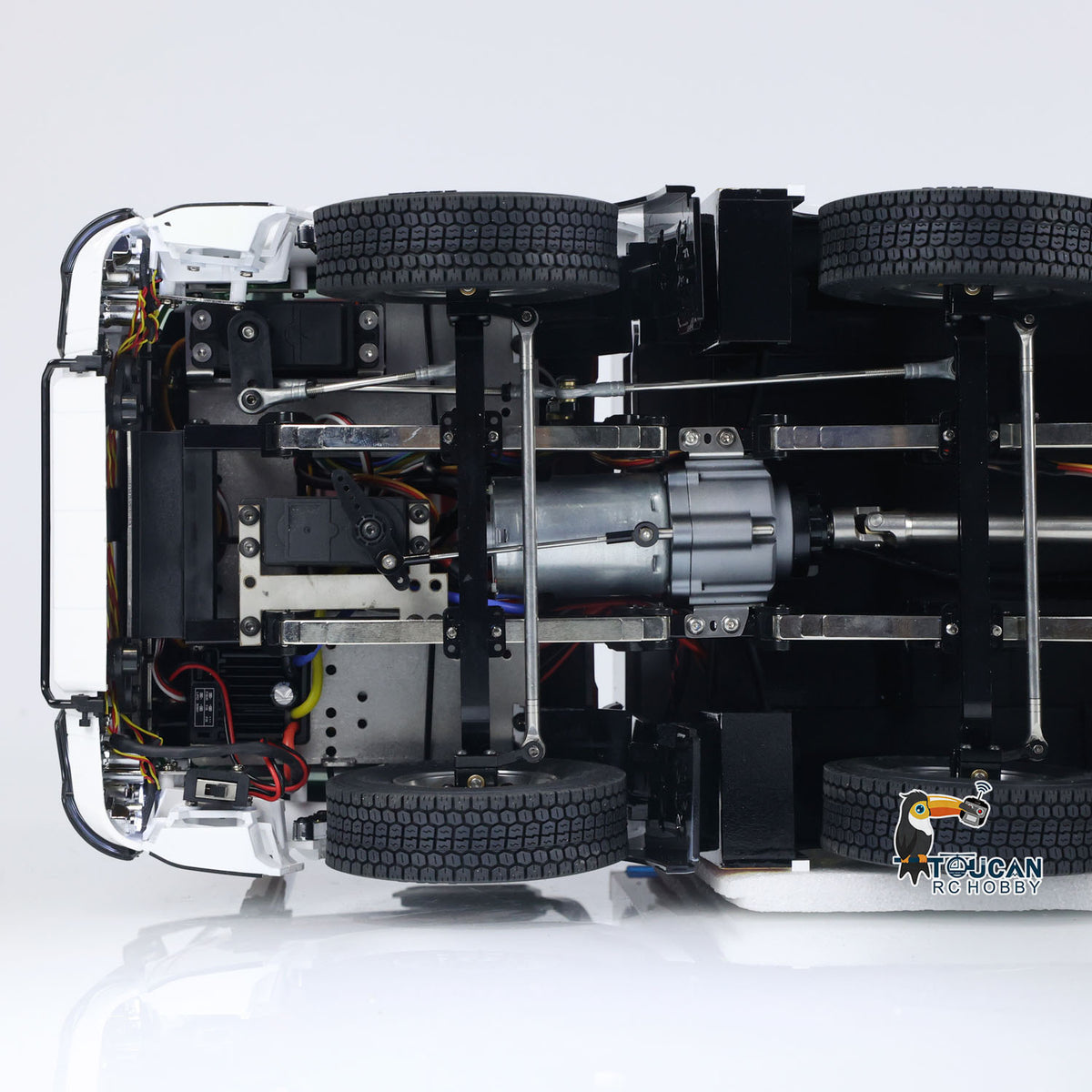 1/14 Metallchassis 8x4 Funksteuerung Snozzle Hochreichweite Ausfahrbarer Turm Feuerwehrauto RTR PNP Optionen