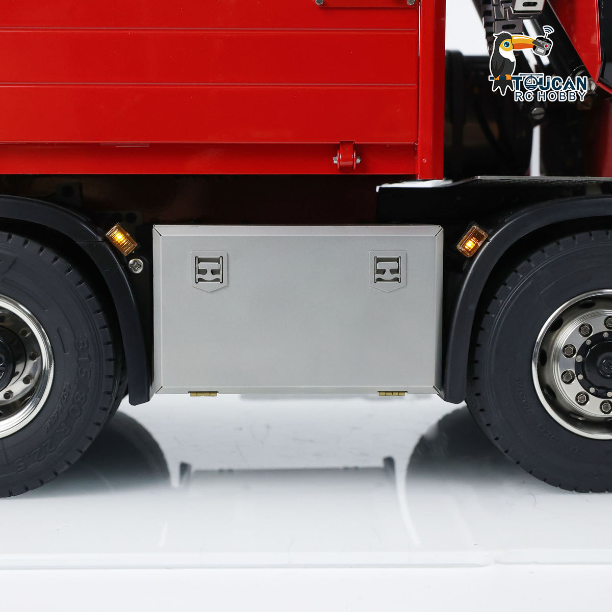 TOUCAN RC HOBBY 1/14 Hydraulic RC Crane Tractor Truck 8x8 Electric Car Quick Attached Bucket Standard Wheel Reduction Axle Three-speed Gearbo