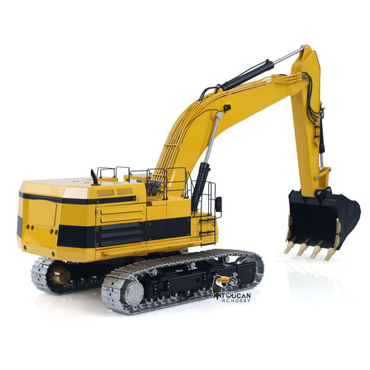TOUCAN RC HOBBY LESU C374F 1/14 Metal Hydraulic RC Excavator B0001 RTR PL18EV Lite Radio Controller LCD Screen Hobbywing Brushless ESC Sound & Light System